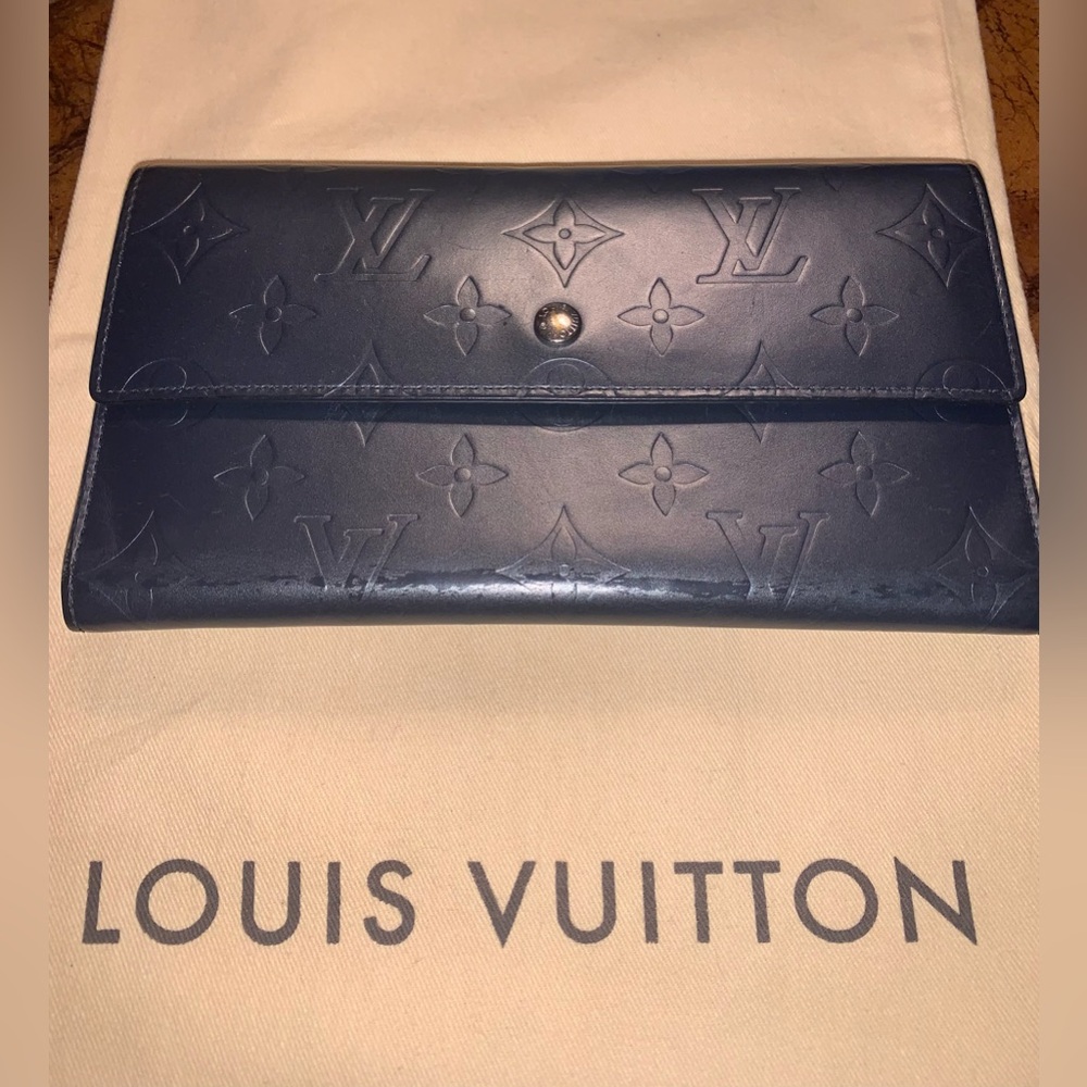 Louis Vuitton Monogram Porte Tresor Grey Mat